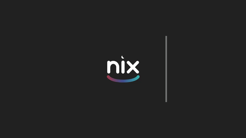 Animated change from the old Nix Media logo to the Nix Entertainment logo.